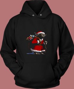 Cute Yoda Star Wars Santa Christmas 80s Hoodie