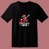 Dabbing Santa With Face Mask Handwashing 80s T Shirt