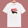 Dachshund Wiener Rides 25c 80s T Shirt