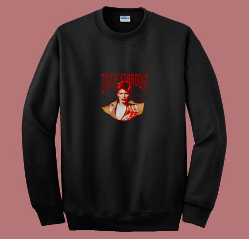 David Bowie Ziggy Stardust Photo 80s Sweatshirt