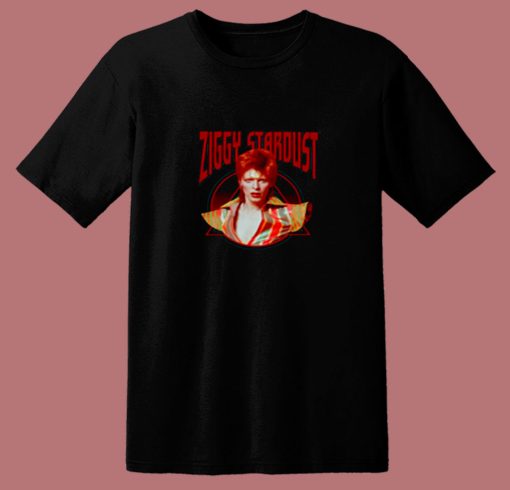 David Bowie Ziggy Stardust Photo 80s T Shirt