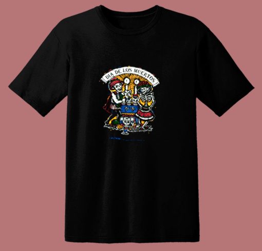 Dia De Los Muertos 80s T Shirt