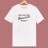 Did You Get The Sensation Today Ringer 80s T Shirt