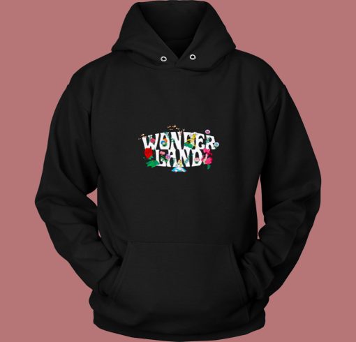 Disney Alice In Wonderland Floral Wonderland 80s Hoodie