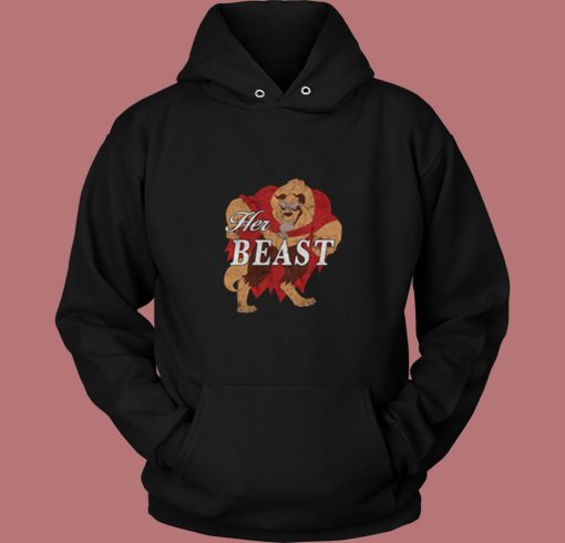 Disney Beauty And The Beast Her Beast 80s Hoodie