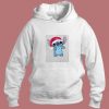 Disney Lilo Stitch Christmas Santa Hat Aesthetic Hoodie Style