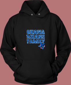 Disney Ohana Means Family Unisex 80s Hoodie