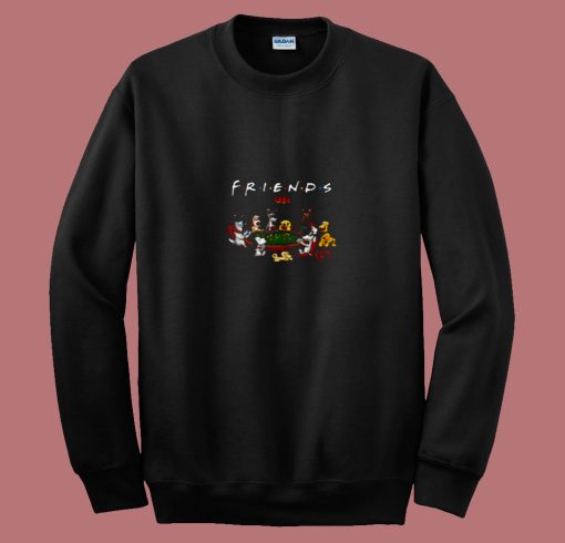 Dogs Friends Classic 80s Sweatshirt