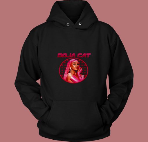 Doja Cat Laser Grid Portrait 80s Hoodie