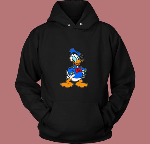 Donald Duck Cartoon Cute 80s Hoodie