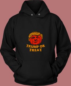 Donald Trump Or Treat Halloween 80s Hoodie