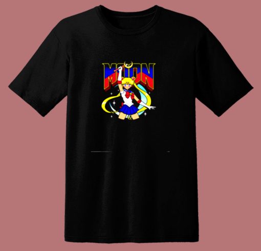 Doom Sailor Moon Magic Game Anime 80s T Shirt