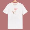 Drunk Flamingo Christmas 80s T Shirt