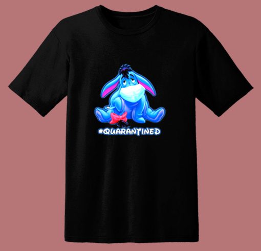 Eeyore Face Mask Quarantined 80s T Shirt