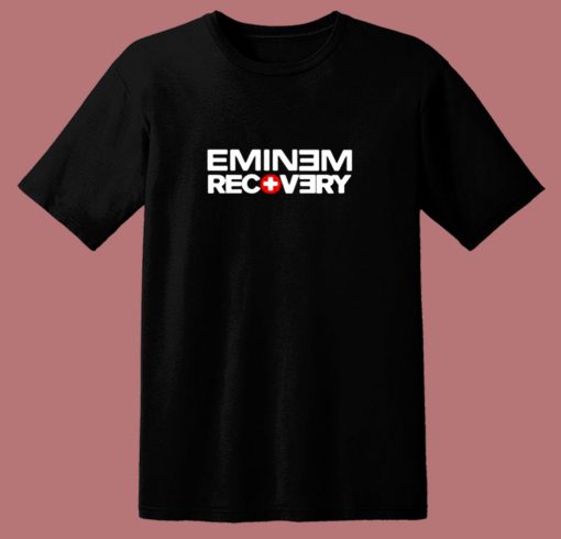 Eminem Recovery Rap Hip Hop Album 80s T Shirt