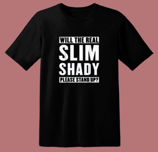 Eminem The Slim Shady Please Stand Up 80s T Shirt