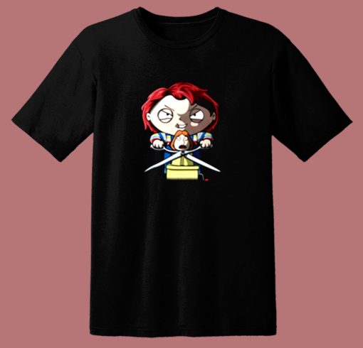 Family Guy Stewie Chucky Halloween 80s T Shirt