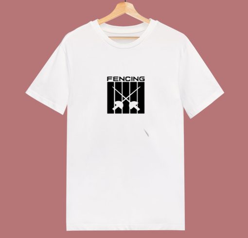 Fencing Degen Swords 80s T Shirt