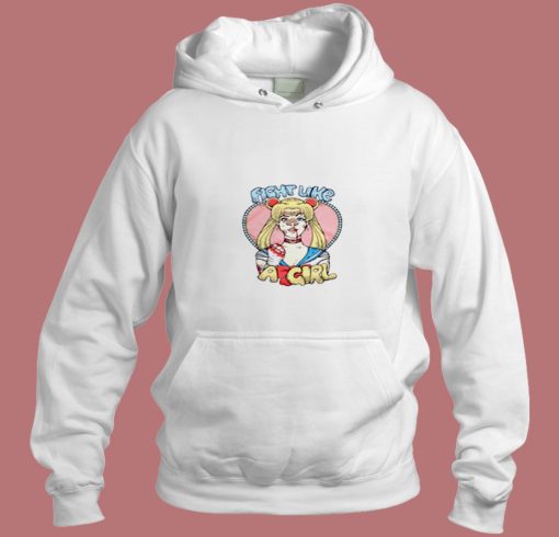 Fight Like A Girl Sailor Moon Aesthetic Hoodie Style