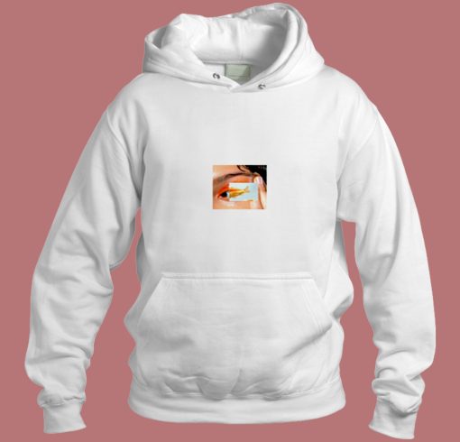 Fish Eyes Collage Aesthetic Hoodie Style