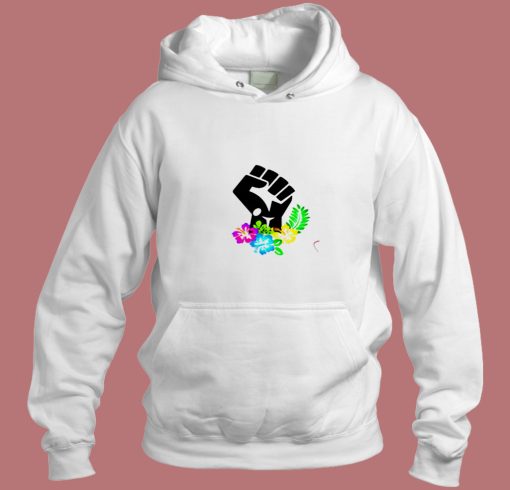 Floral Black History Aesthetic Hoodie Style