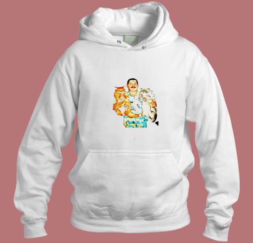 Freddie Mercury With Cats Aesthetic Hoodie Style