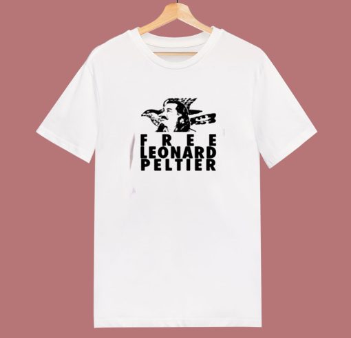 Free Leonard Peltier 80s T Shirt