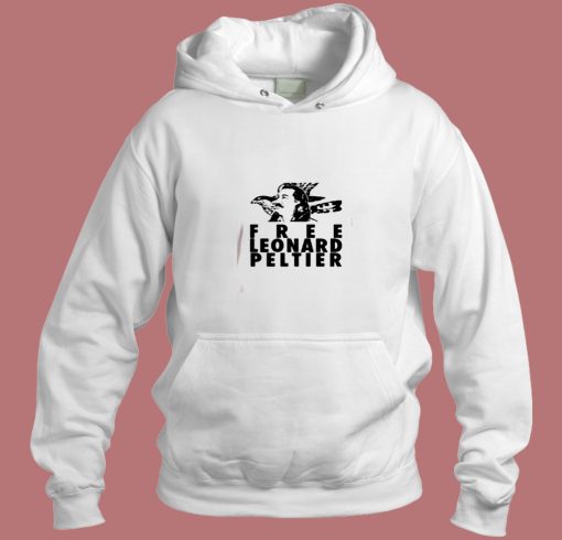 Free Leonard Peltier Aesthetic Hoodie Style