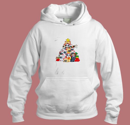 French Bulldog Christmas Aesthetic Hoodie Style