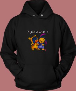 Friends Pooh And Eeyore 80s Hoodie