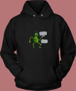 Frog And Gun Yer A Wizard Kermit 80s Hoodie