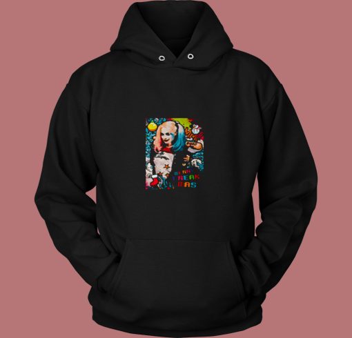 Fun Kult Batman Jocker Harley Quinn 80s Hoodie