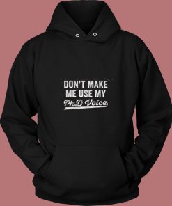 Funny Academic Doctorate Phd 80s Hoodie