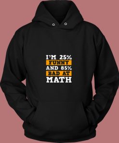 Funny Bad At Math 80s Hoodie