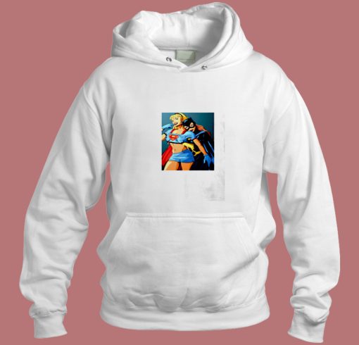 Funny Batgirl Grab Boobs Sexy Supergirl Aesthetic Hoodie Style