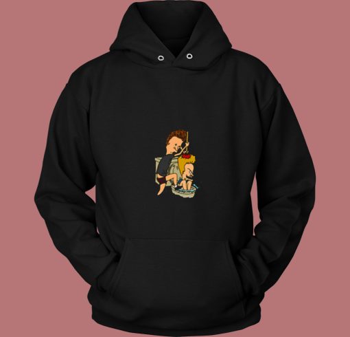 Funny Beavis And Butthead 80s Hoodie