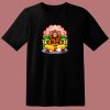 Funny Bigfoot Sasquatch Yoga 80s T Shirt