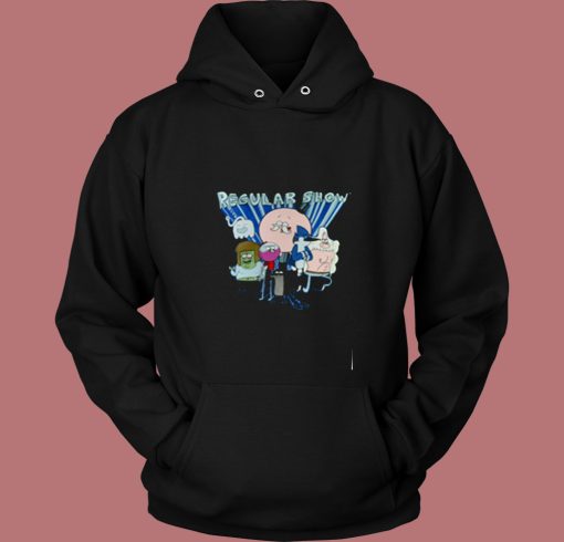 Funny Cartoon Regular Show Cast Spotlight 80s Hoodie