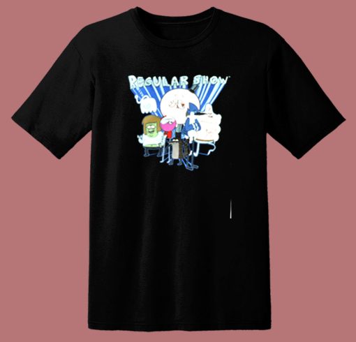 Funny Cartoon Regular Show Cast Spotlight 80s T Shirt