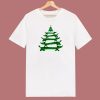 Funny Dachshund Christmas Tree 80s T Shirt