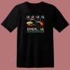 Funny Falalala Godzilla Christmas 80s T Shirt