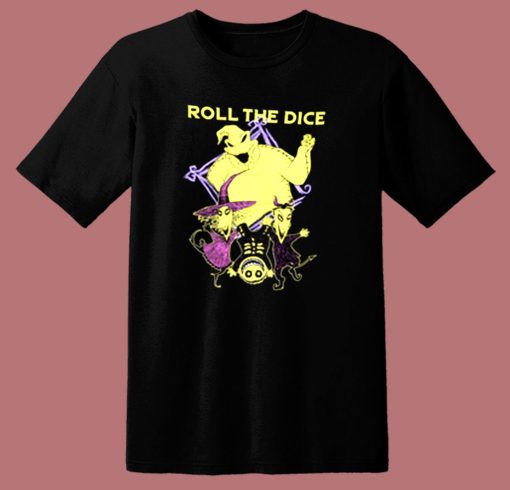 Funny Halloween Roll The Dice 80s T Shirt