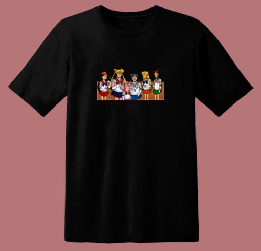 Funny King Of The Hill X Sailor Moon 80s T Shirt