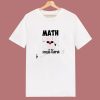 Funny Llama Math Teacher Math 80s T Shirt