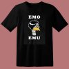 Funny Metal Goth Emu Bird 80s T Shirt