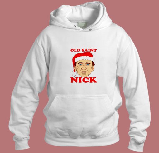 Funny Old Saint Nick Santa Christmas Aesthetic Hoodie Style