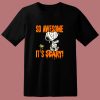 Funny Peanuts Halloween Snoopy Mummy 80s T Shirt