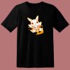 Funny Pokemon Pikachu Skeleton 80s T Shirt