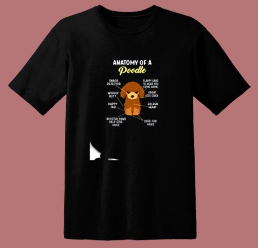 Funny Poodle Lover 80s T Shirt