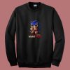 Funny Sonic One More Coffee Wont Hurt 80s Sweatshirt